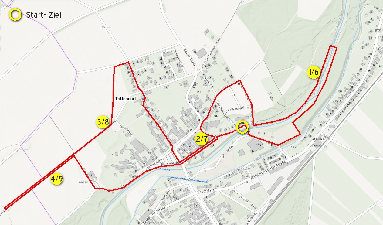 5k 10k StreckeinROT mit KM